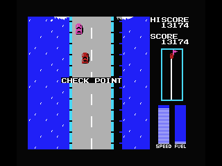 Road Fighter screenshot 5 for MSX